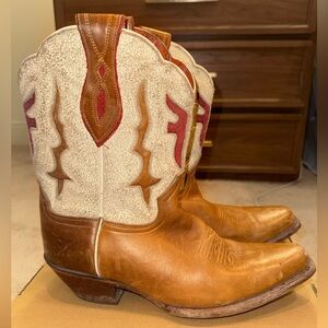 Frye Brown Leather Western Boots